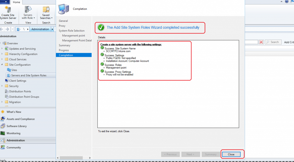 Install a New SCCM Management Point Role | ConfigMgr 1