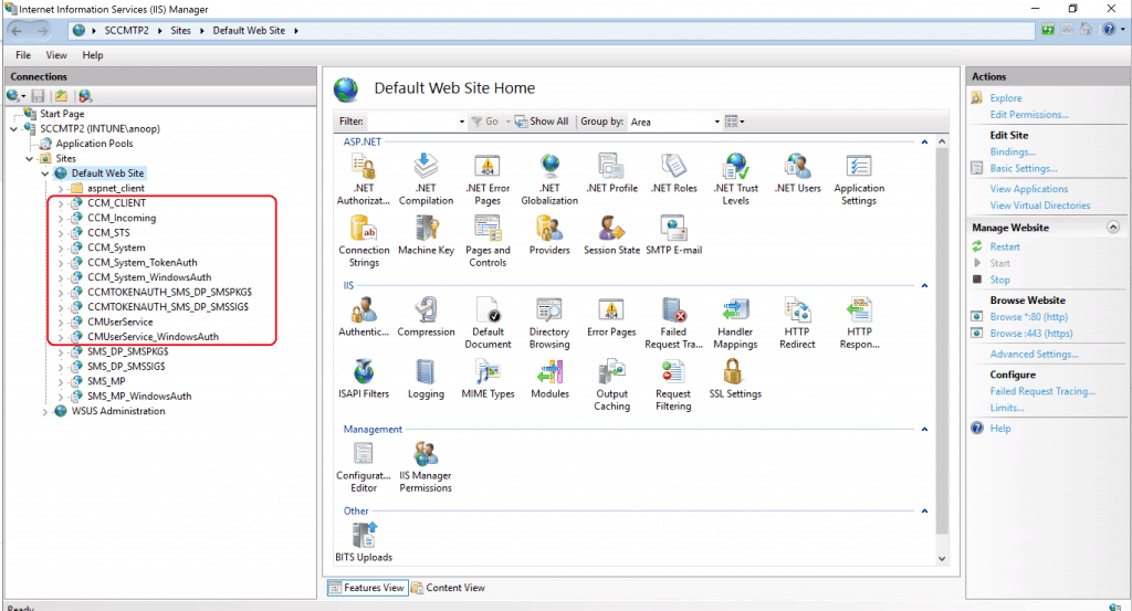 Install a New SCCM Management Point Role