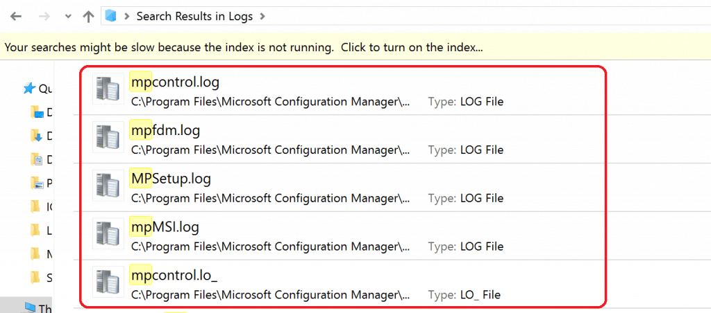 LOGS Install a New SCCM Management Point Role