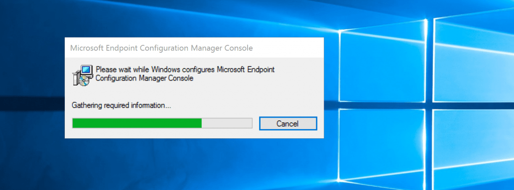 Configuration Manager console upgrade to 5.1910.1067.2100