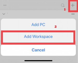 Add Workspace