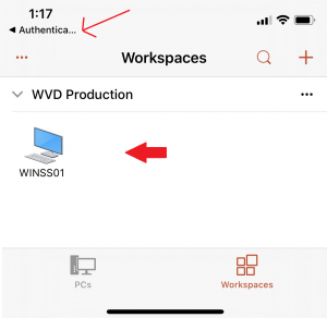 AVD Workspaces