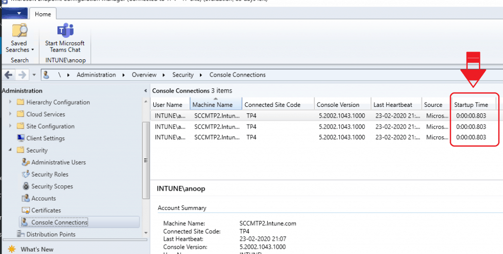 SCCM 2002 Technical Preview - Console Startup Time - ConfigMgr 2002 Technical Preview 