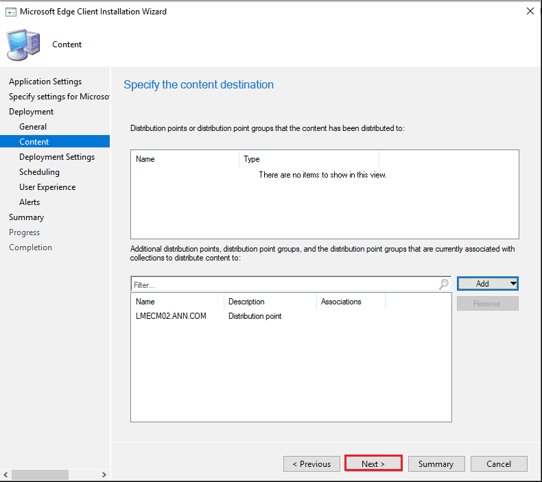 Upgrade Microsoft Edge Using SCCM