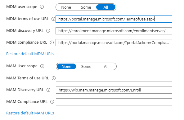 Windows Information Protection - Planning the MDM and MAM scope for with and without enrollment scenarios