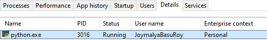 Windows Information Protection - App running in Personal context - Will it be able to access work protected file?