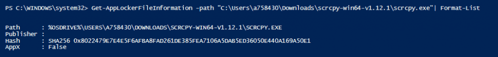 Windows Information Protection - What if you do not get Publisher information from the app package? Create an AppLocker executable rule based on File Hash instead. 