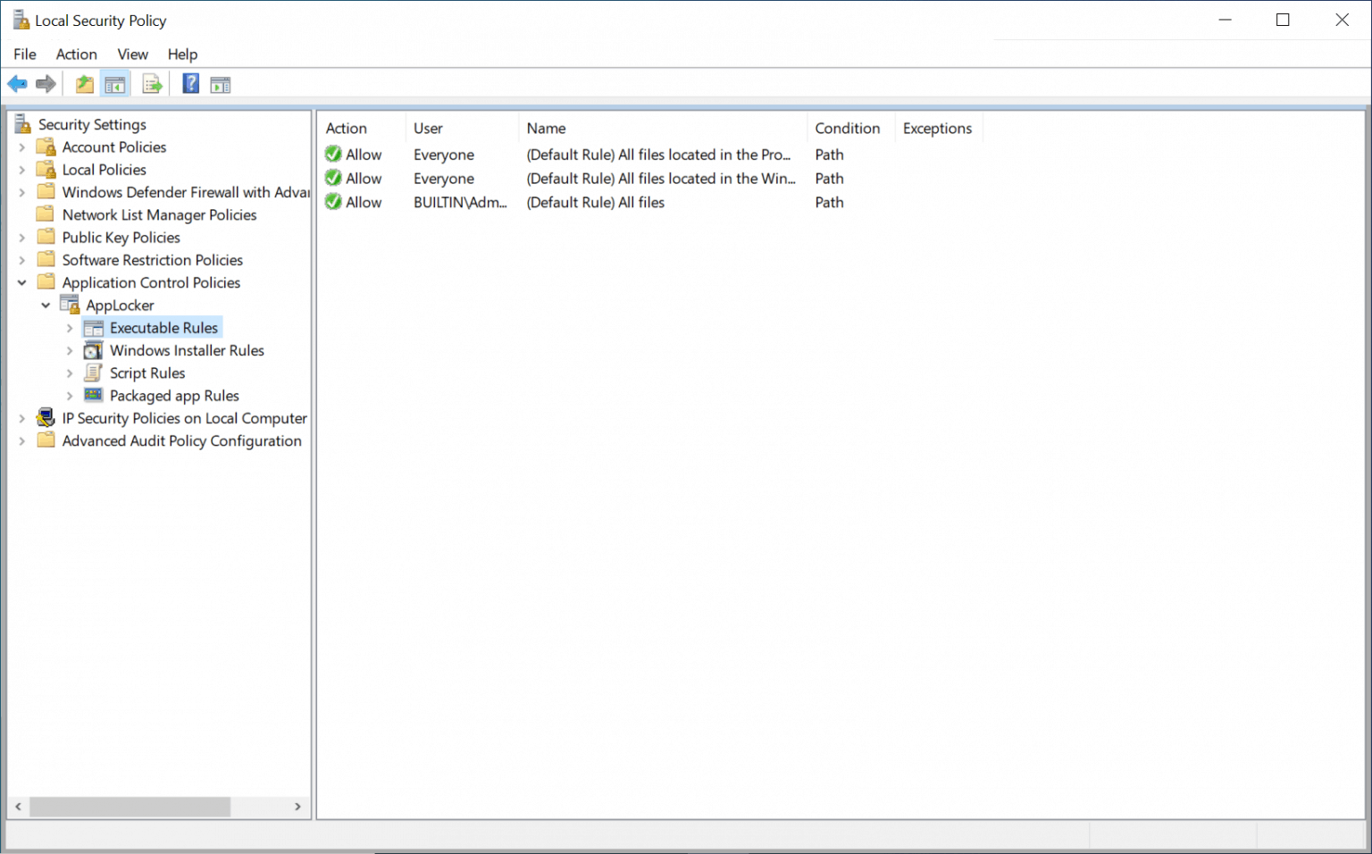 applocker policy applocker policy