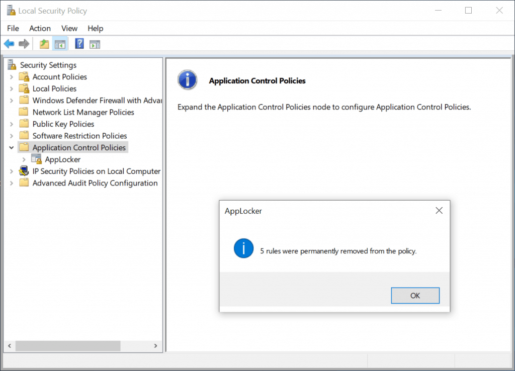 Create AppLocker Policies -  Application Control Policies