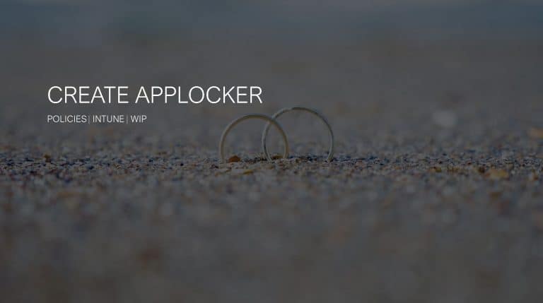 Create Applocker Policy