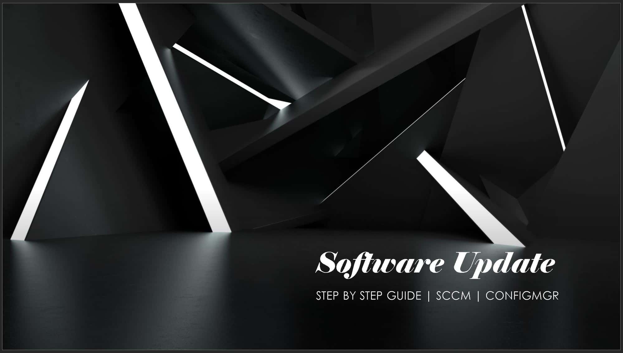 Create Software Update Patch Packages Using SCCM