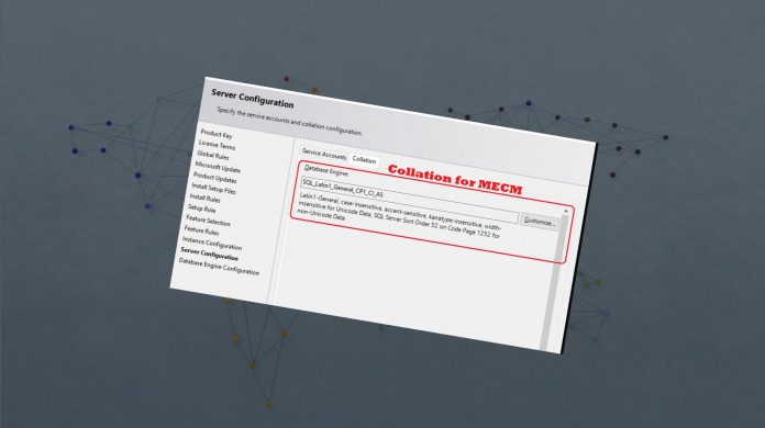DB Collation Settings DB Collation Settings