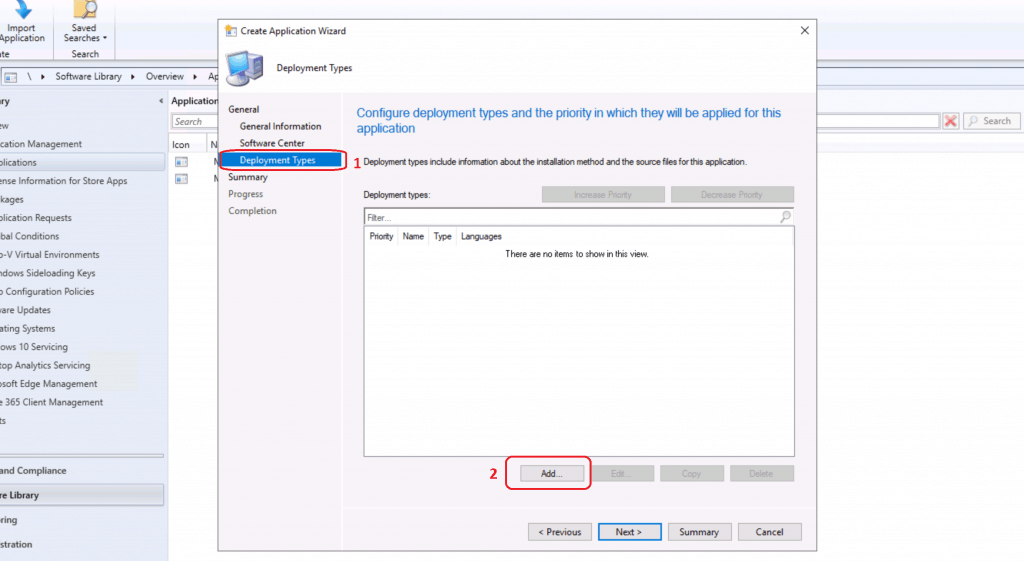 ADD button to configure the MS Teams application