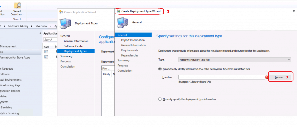 Specify the settings for this deployment type - Deploy MS Teams MSI Using SCCM