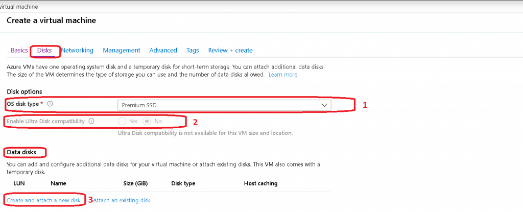 Disk Configurations - For Virtual Machines