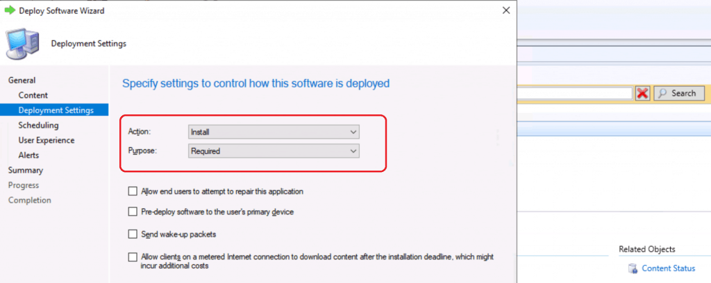 Deployment Settings of Microsoft Teams - Deploy MS Teams MSI Using SCCM