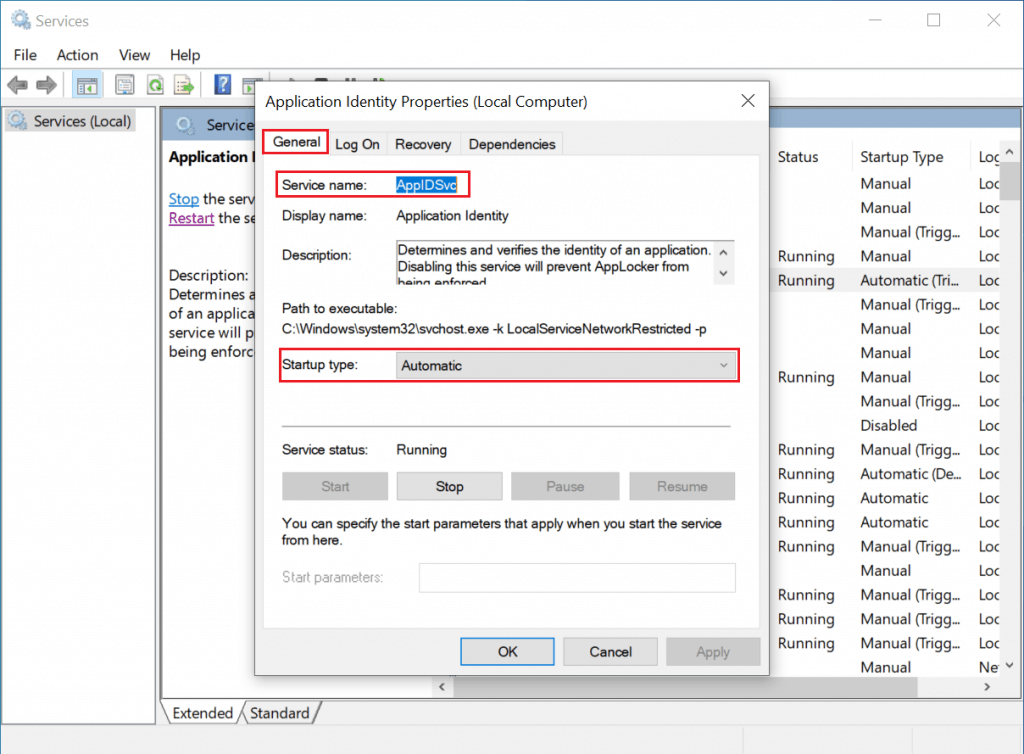 Create AppLocker Policies  Application Identity Properties