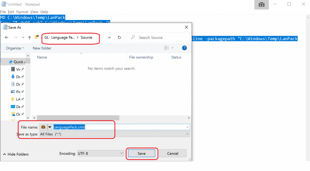 Create a Batch file for IntuneWin package - Deploy Windows App Win32 Using Intune