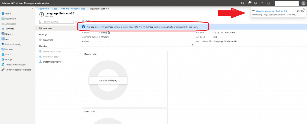 How to Deploy Windows App Win32 Using Intune |Language Pack - Fig.20