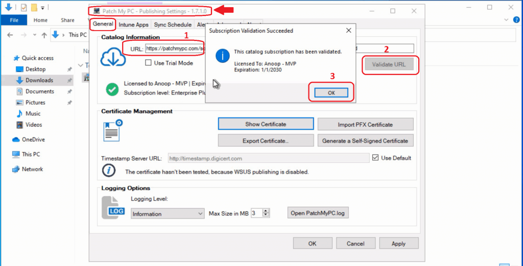 3rd Party Patching catalog URL - Intune Third-Party Patching Automation