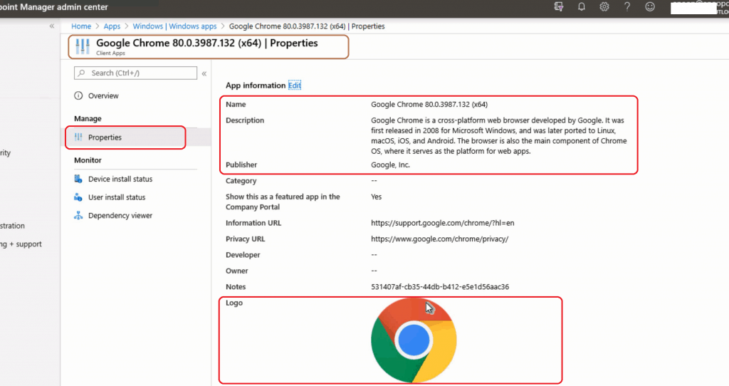 Win32 application Created - Intune Third-Party Patching Automation