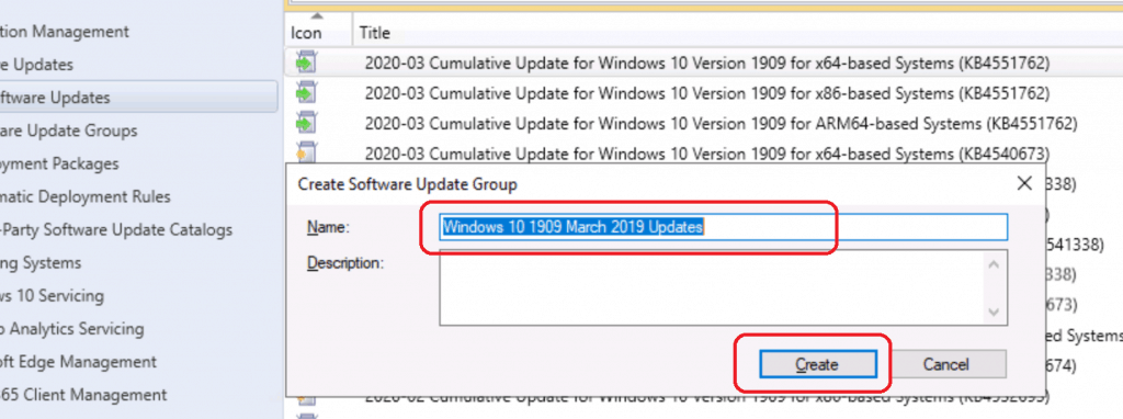 SUG Software Update Group Patch Deployments SCCM Report using SQL Query