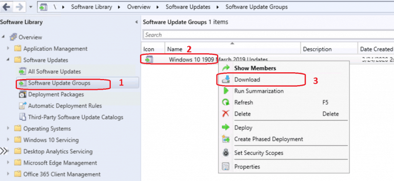 How To Create Deploy New Software Update Patch Package Using SCCM ...
