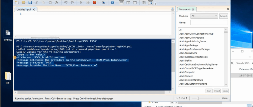 Download PowerShell Script to Enable Opt-In Version of SCCM 2006 Early Update Ring 2 PowerShell to Enable Opt-in Ring - Slow Ring Vs Fast Ring Details - Site Server Name (FQDN)