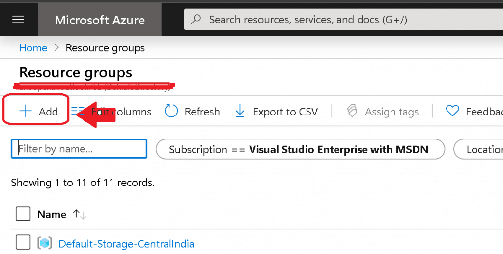 Create Resource Group - Setup ConfigMgr LAB Infrastructure