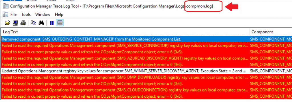 reinstall SCCM Service Connection Point