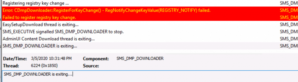 reinstall SCCM Service Connection Point