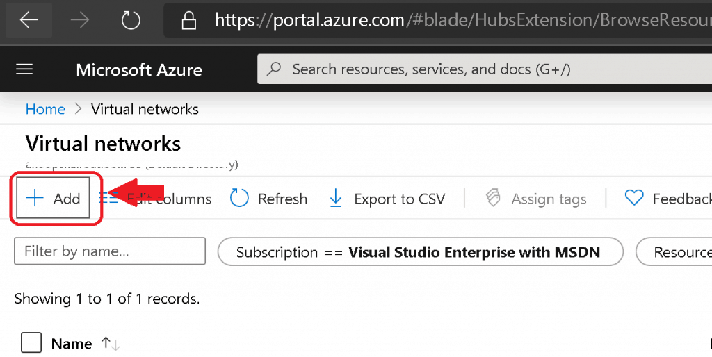 New Virtual Networks for SCCM Lab Environment