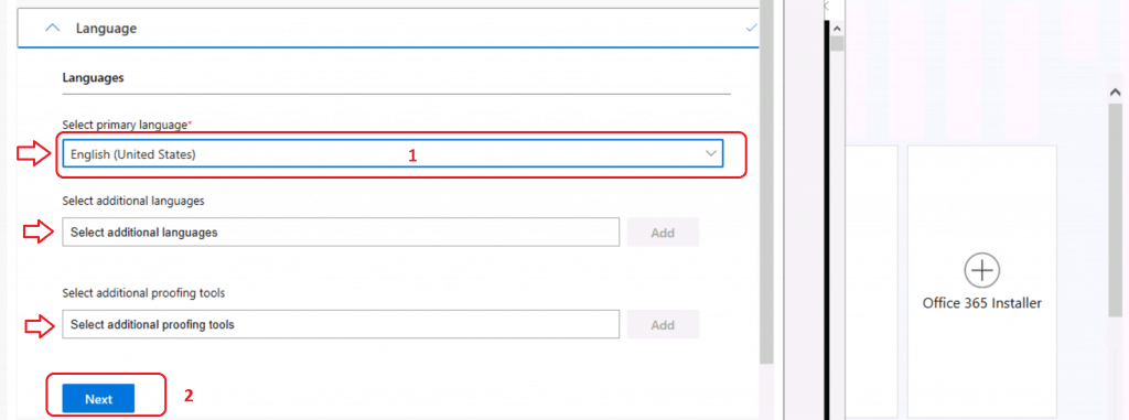  Language settings for MS Teams application - Deploy MS Teams using ConfigMgr