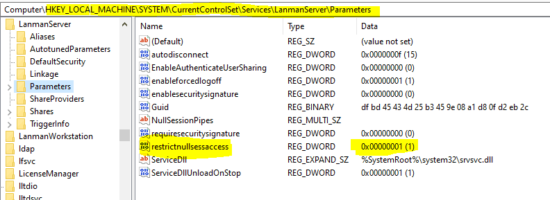 WIP Troubleshooting Checklist - EDP enforcement disables anonymous access to server Pipes and Shared folders