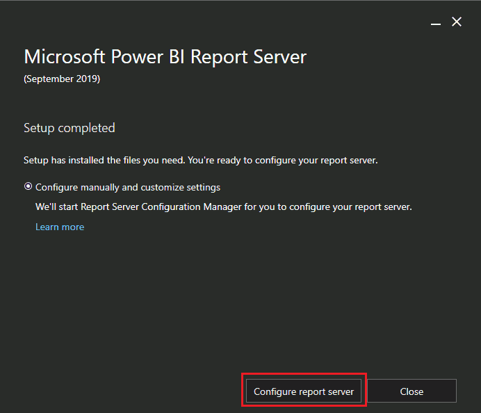 ConfigMgr Integrate Power BI Reporting Server with SCCM