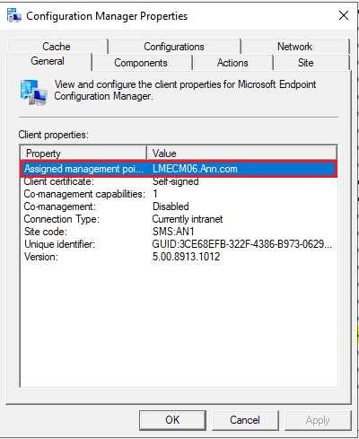 Configure ConfigMgr Preferred MP - Management Point - SCCM