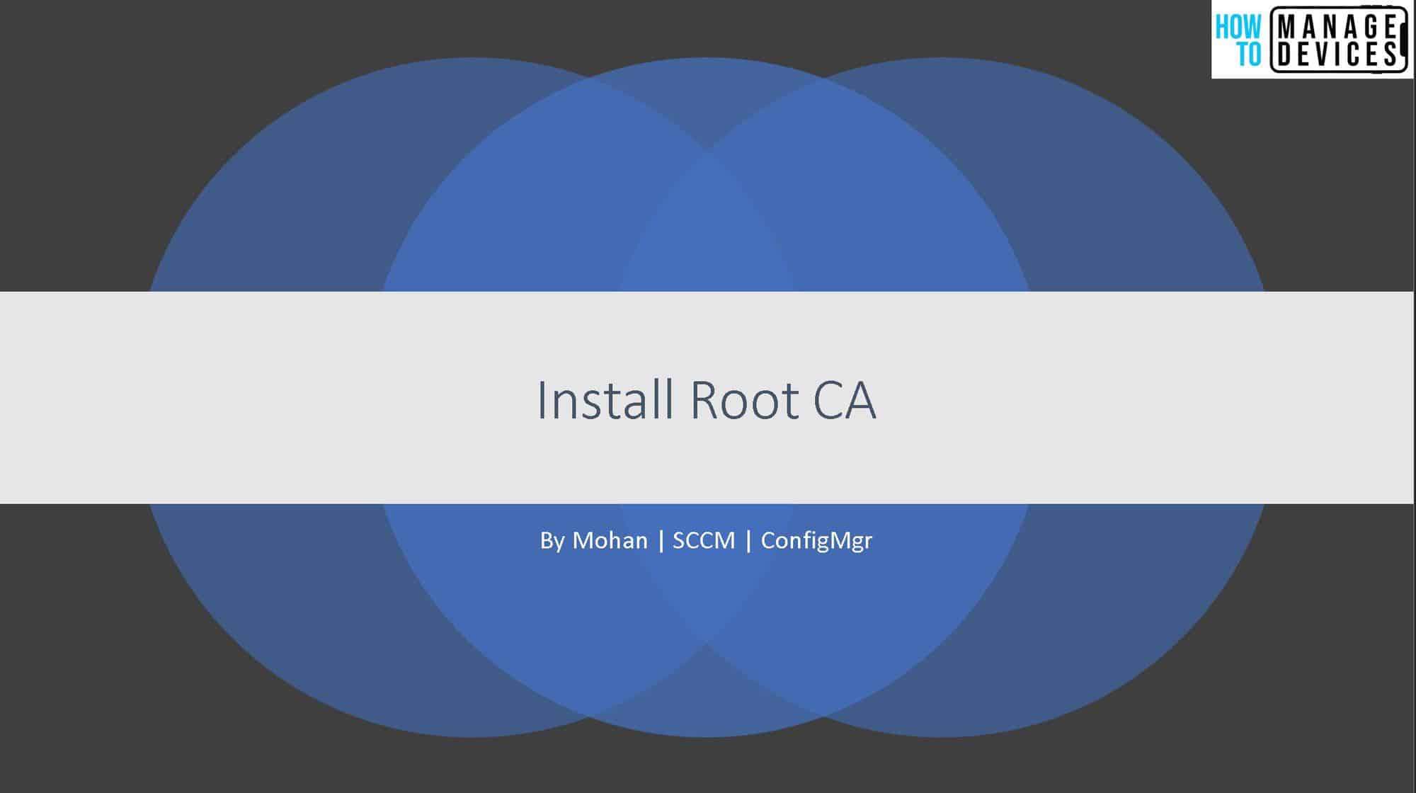 Install Root CA Sub-Ordinate CA Non-trusted domains |ConfigMgr | SCCM 1 Install Root CA