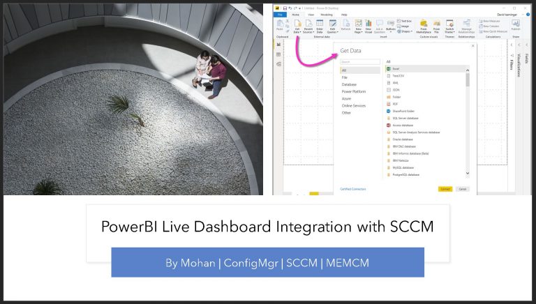 PowerBI Live Dashboard Integration with SCCM