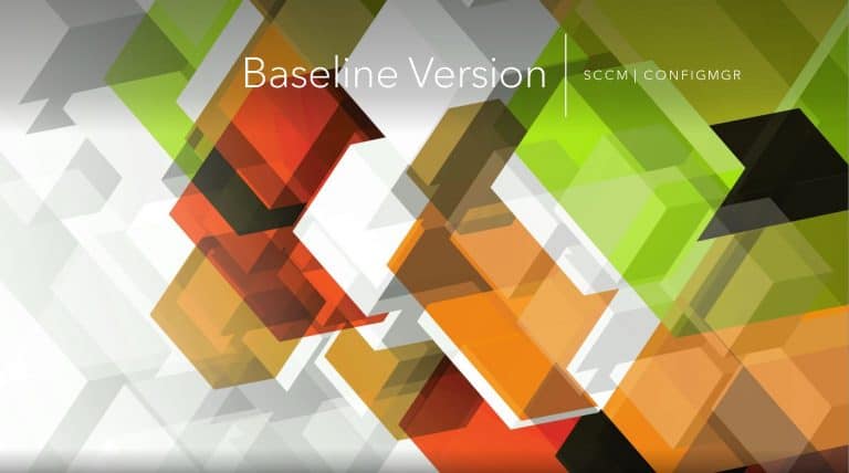 SCCM Baseline Version VLSC