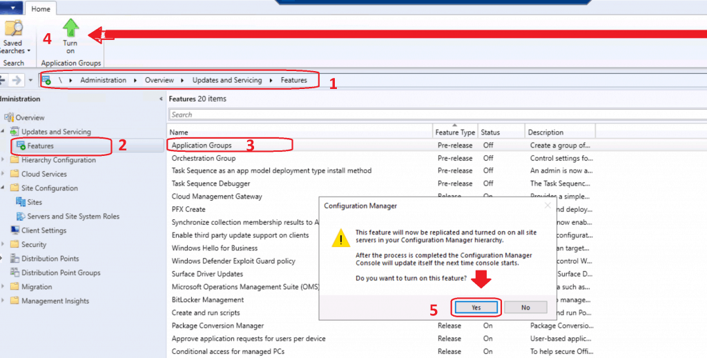 FIX SCCM Pre-Release Features are Grayed Out | Enable | ConfigMgr - Fig.4