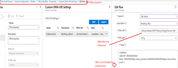 Manage Chrome using Intune via OMA-URIs - Use OMA-URIs to Manage Chrome Firefox