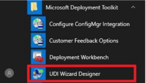 Launch UDI Wizard Designer - Customizing UDI Wizard