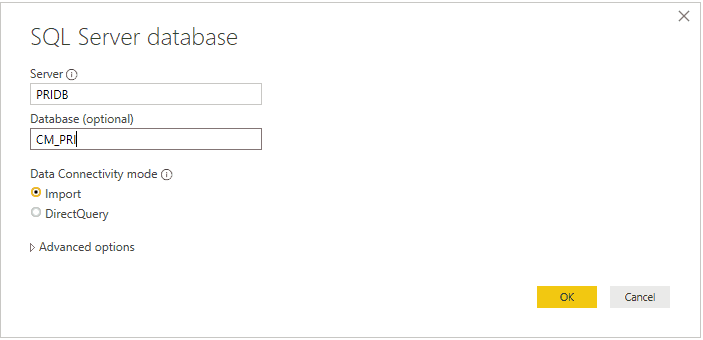 PowerBI Live Dashboard Integration with SCCM ConfigMgr