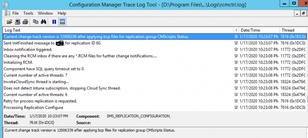 FIX SCCM SQL Based Database Replication