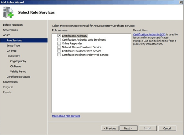 Install Root CA for SCCM ConfigMgr