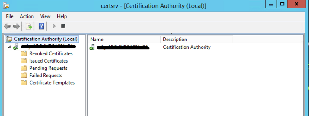 Install Root CA for SCCM ConfigMgr