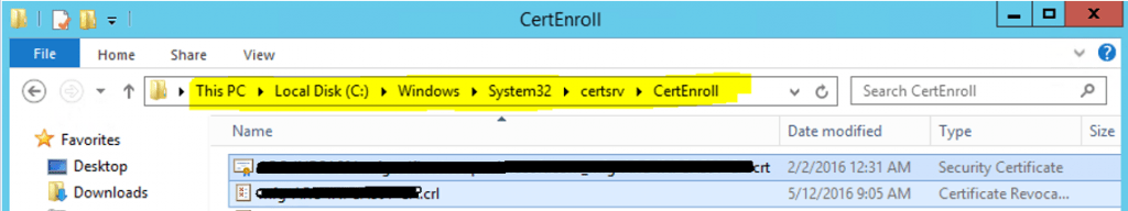 Install Root CA for SCCM ConfigMgr