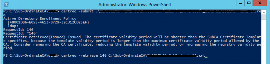 Install Root CA for SCCM ConfigMgr