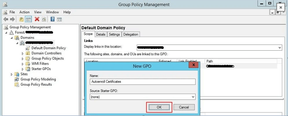 Install Root CA for SCCM ConfigMgr