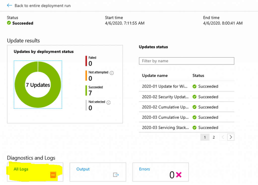 Server Patching with Azure Update Management for Azure Servers Linux and Windows